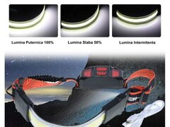 LANTERNA DE CAP CU LED-COB FLEXIBIL G13